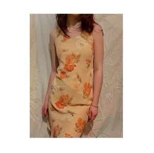 Super cute vintage, floral, mini dress!